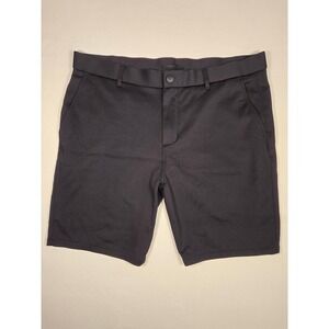 Greyson Sequoia Performance Knit Hybrid Golf Shorts Mens 38 Black Inseam 9 5/8"